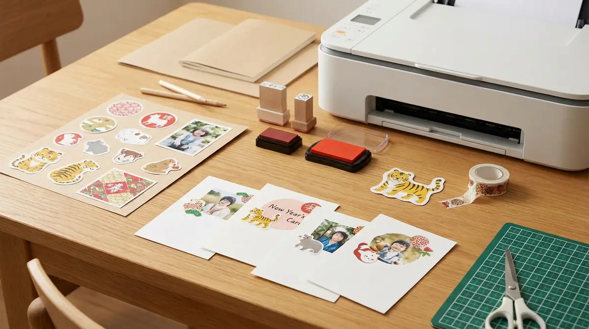 年賀状シールを自作する3つのメリット