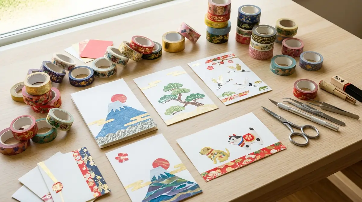 まとめ｜マスキングテープで今年の年賀状を特別な1枚に