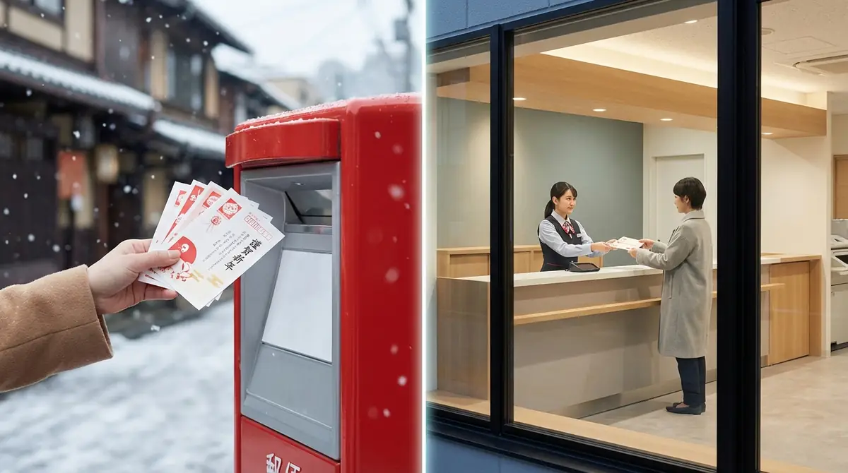 年賀状の投函方法｜ポストと郵便局窓口どちらがいい？