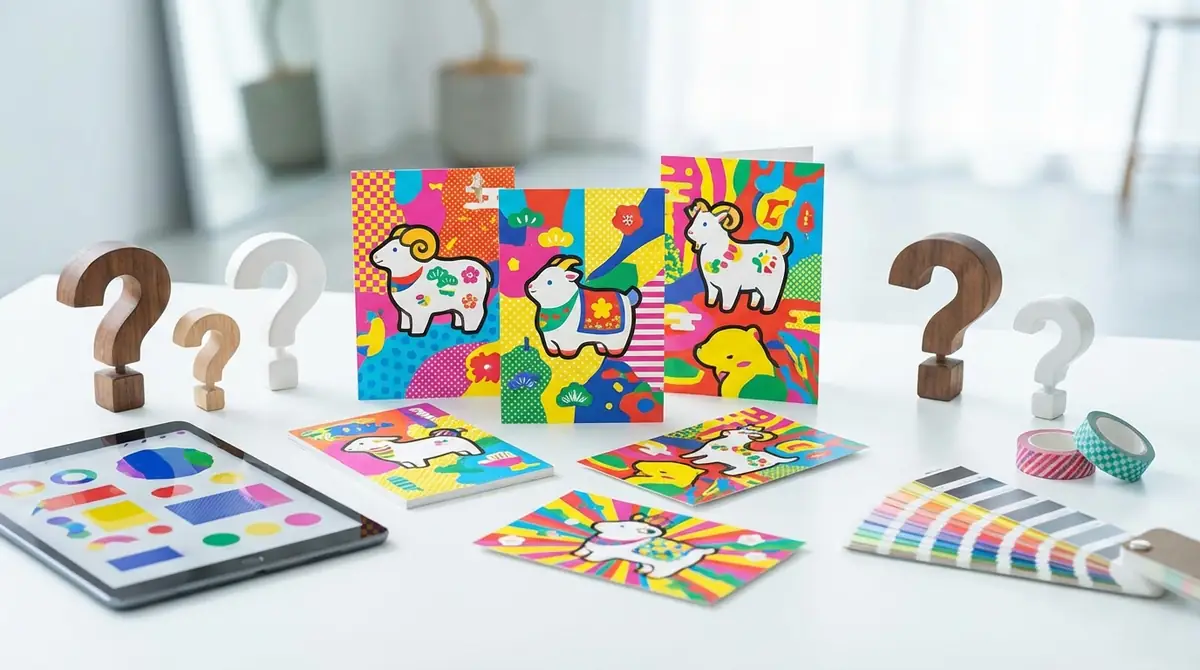 ポップな年賀状デザインに関するよくある質問