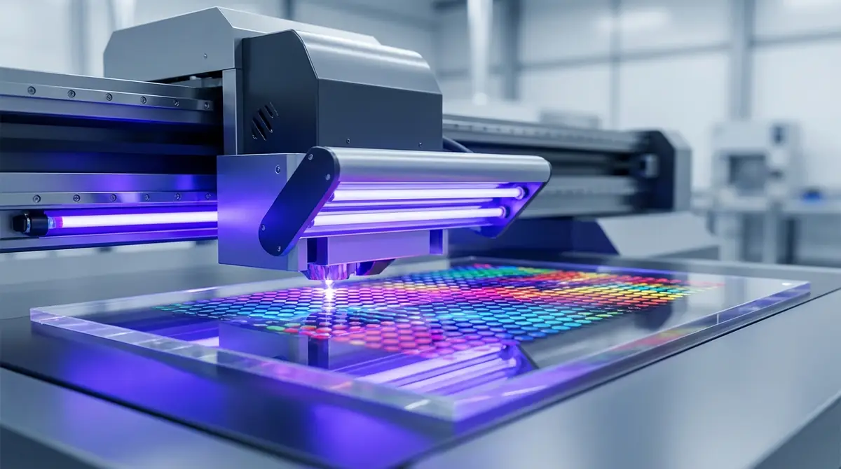 UV印刷とは紫外線でインクを瞬時に硬化させる印刷技術