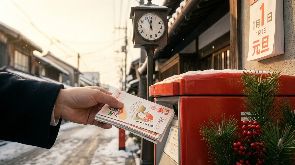 年賀状を元日に届けるにはいつまでに投函すべき？