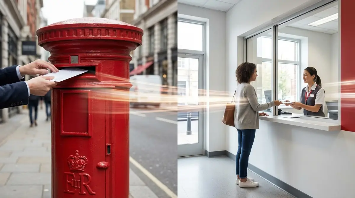 ポストと郵便局窓口で届く速さは違う？仕組みを解説