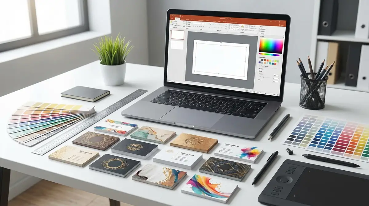 【PowerPoint】名刺の作り方｜自由度の高いデザインが可能