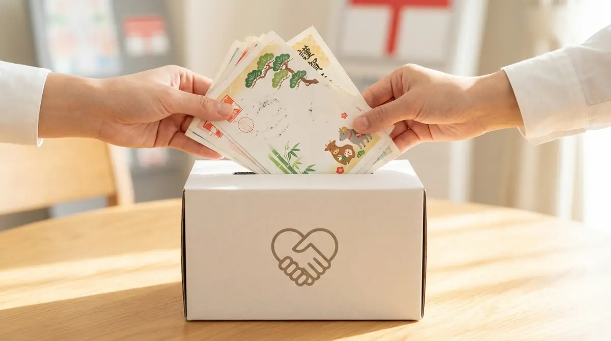 書き損じ・余り年賀状を寄付する方法【送り先一覧】