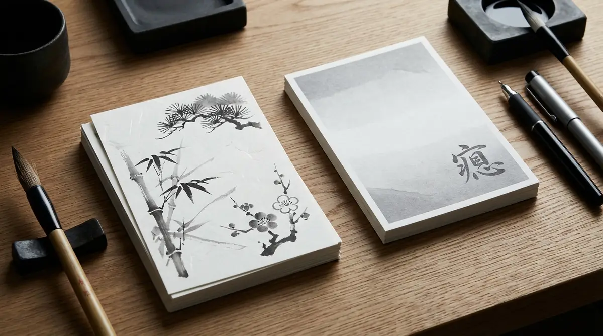 白黒年賀状と喪中はがきの違い｜誤解されないためのポイント