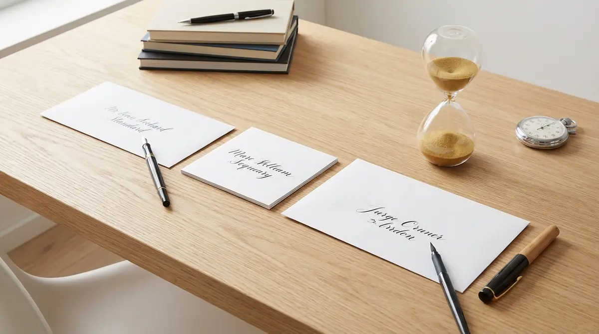 【3秒で分かる】封筒の宛名書き3つの基本ルール