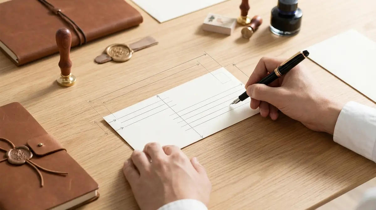 横書き封筒の宛名の書き方【図解付き】