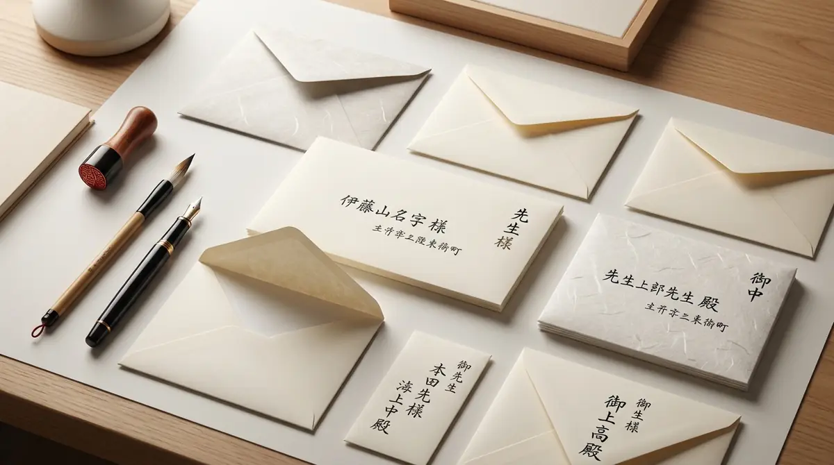 封筒の宛名に使う敬称の正しい使い分け