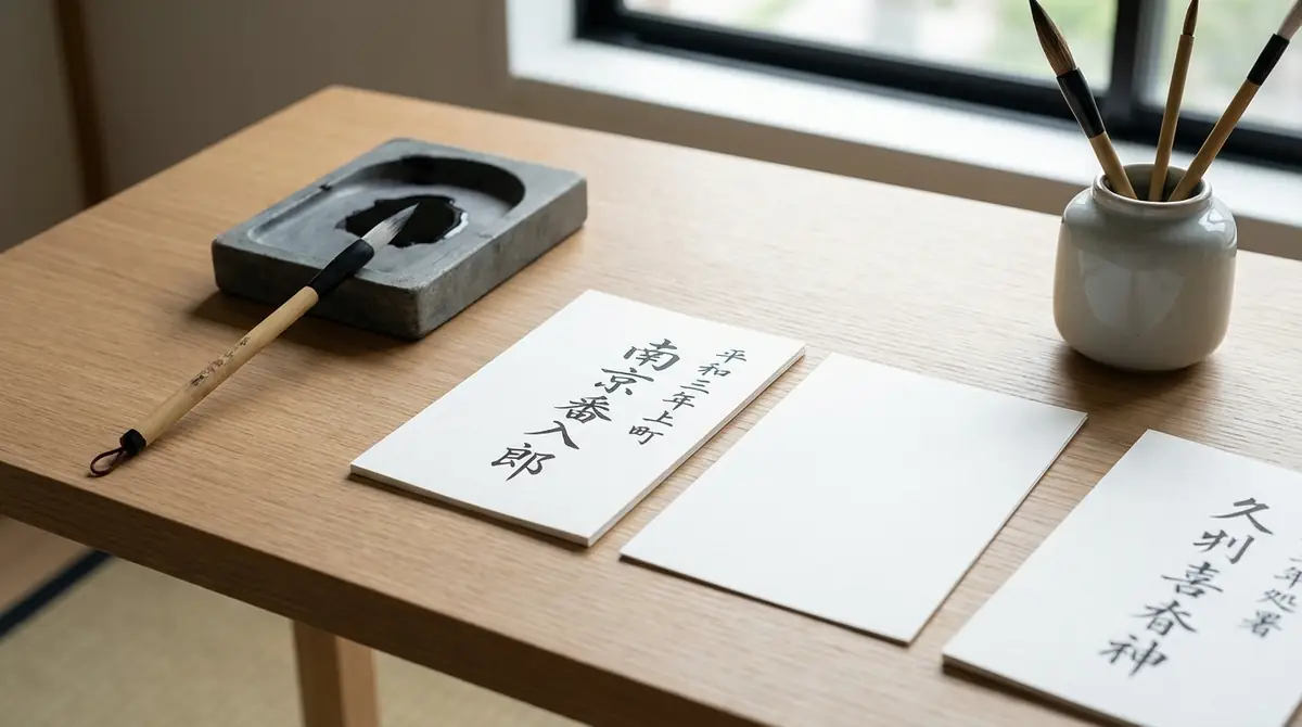 はがき宛名の書き方【縦書き】5ステップで完成