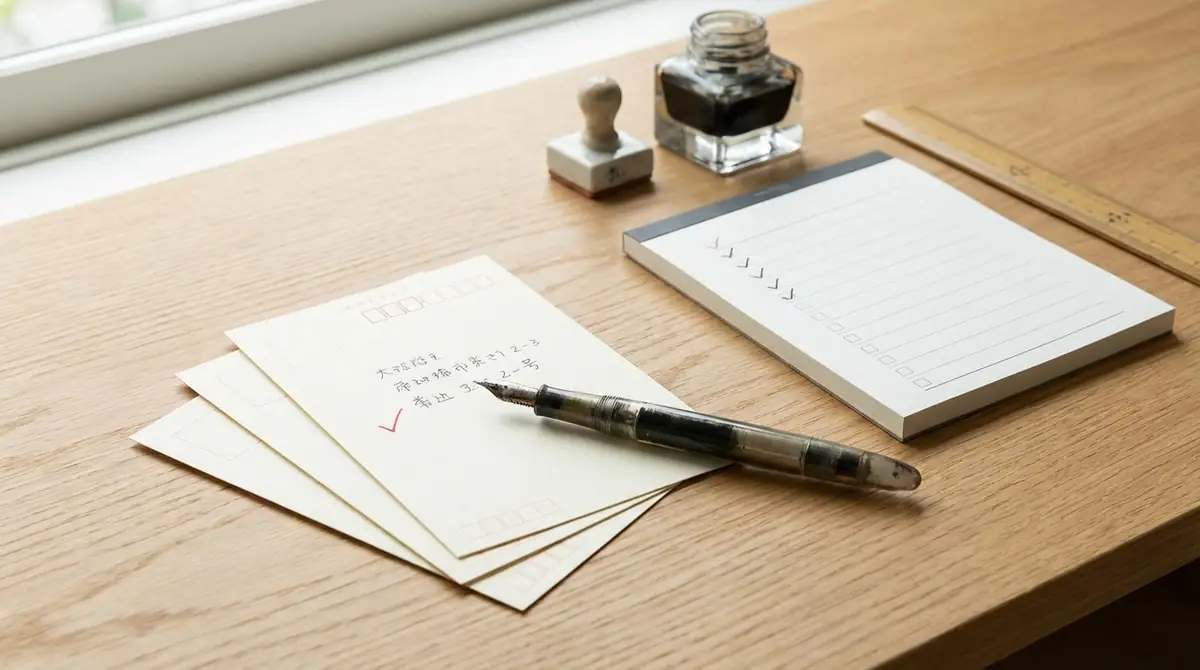 まとめ｜はがき宛名の書き方チェックリスト