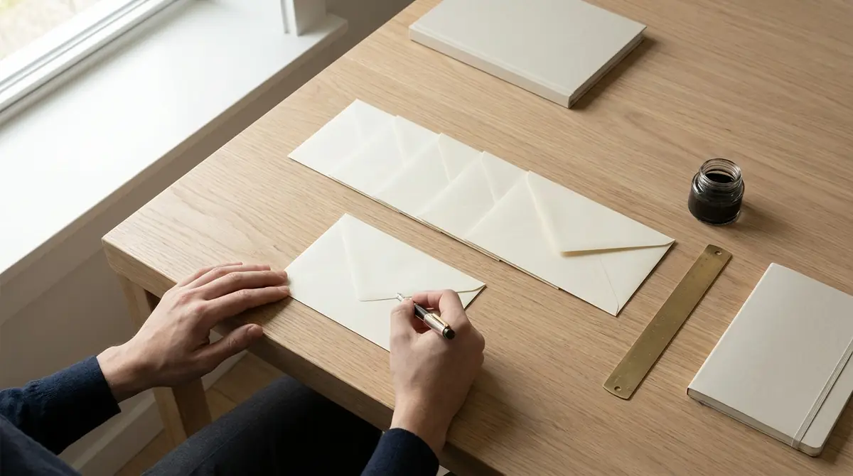 横書き宛名の書き方|押さえるべき基本ルール5つ