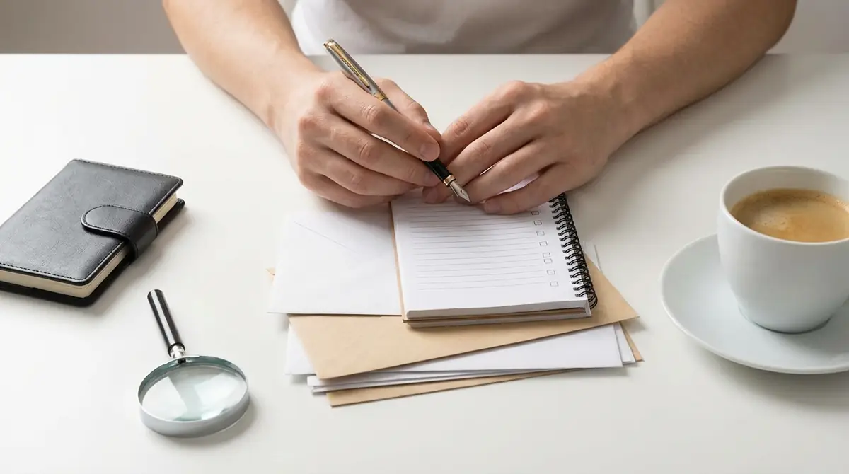 宛名を書く前のチェックリスト