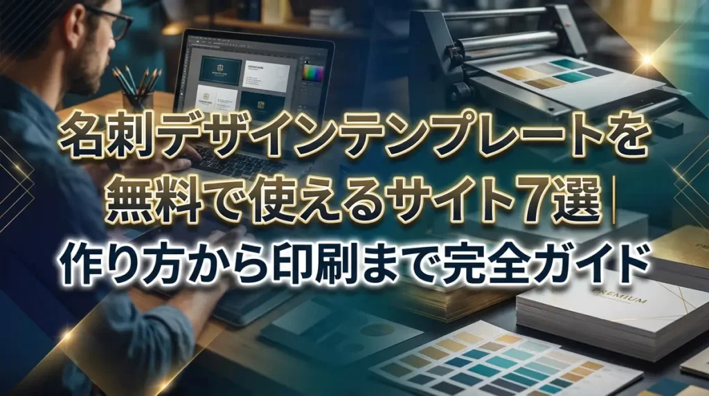 名刺デザインテンプレートを無料で使えるサイト7選｜作り方から印刷まで完全ガイド