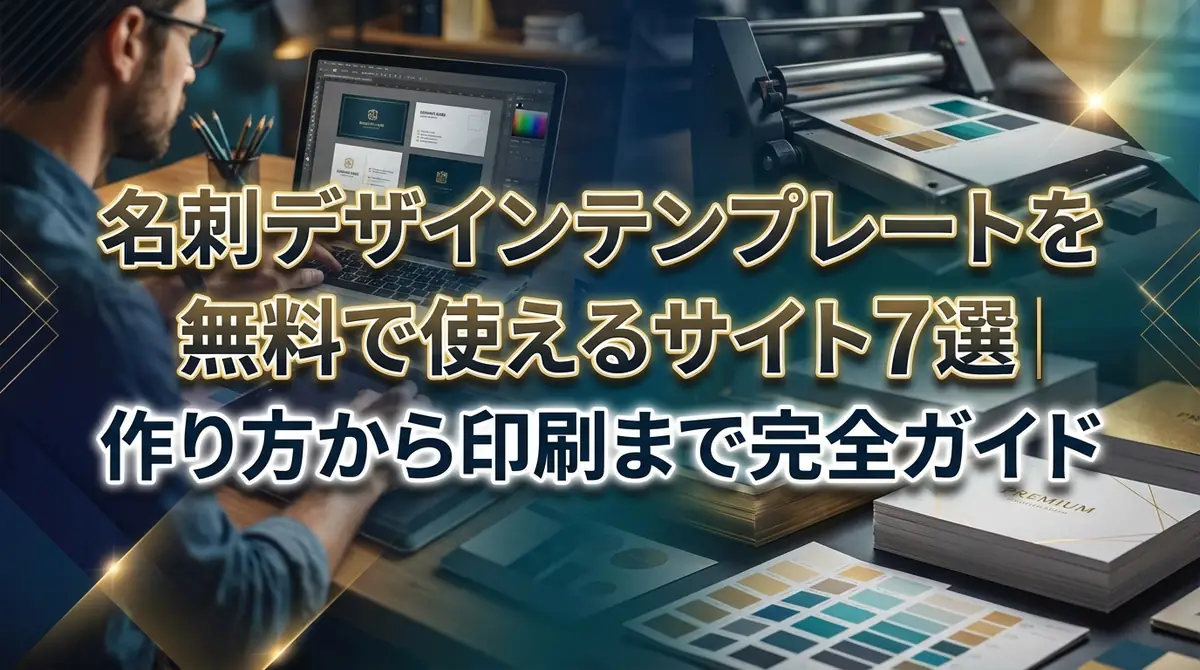 名刺デザインテンプレートを無料で使えるサイト7選｜作り方から印刷まで完全ガイド
