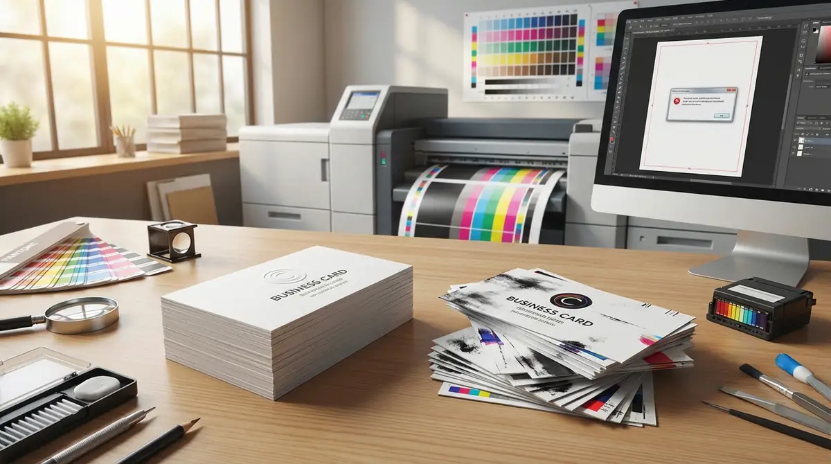 名刺印刷で失敗しないための設定とトラブル対処法