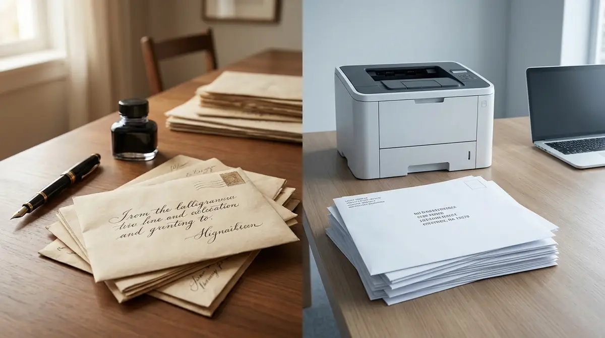 宛名は手書きと印刷どちらが正解?シーン別の使い分け