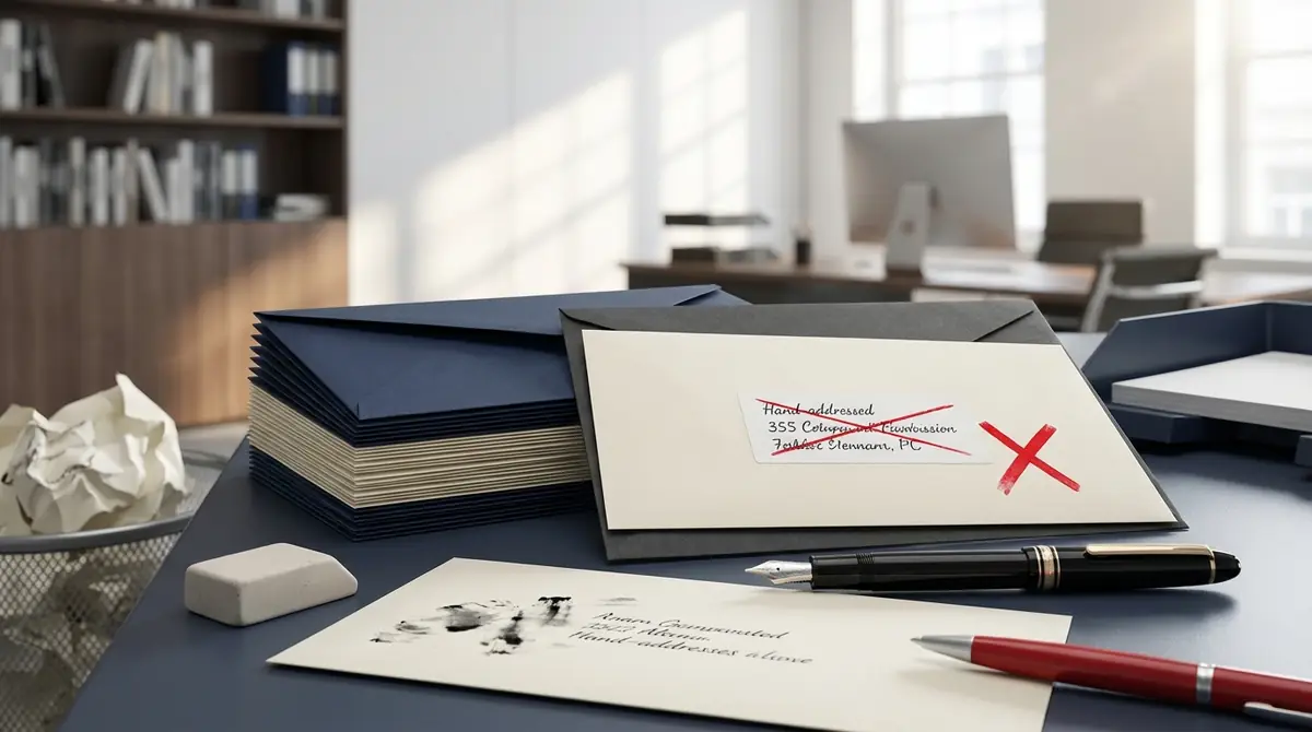 ビジネス封筒の宛名でよくある間違いとNG例5選