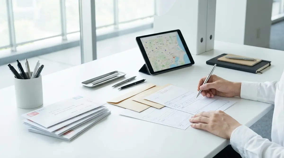 住所の書き方｜番地・マンション名・長い住所の対処法