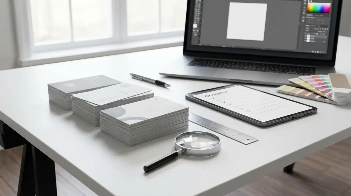 名刺サイズで失敗しない入稿チェックリスト